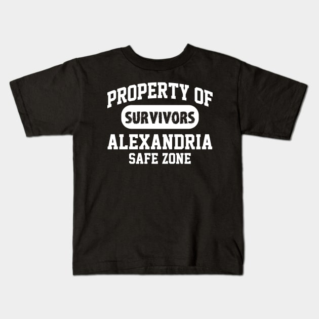 ALEXANDRIA SAFE ZONE Kids T-Shirt by criss leontis